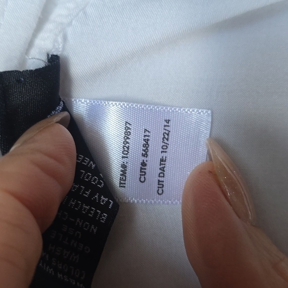 Torrid Harper 3/4 Sleeve Pullover Blouse White Challis Blouse 3x - Picture 9 of 10